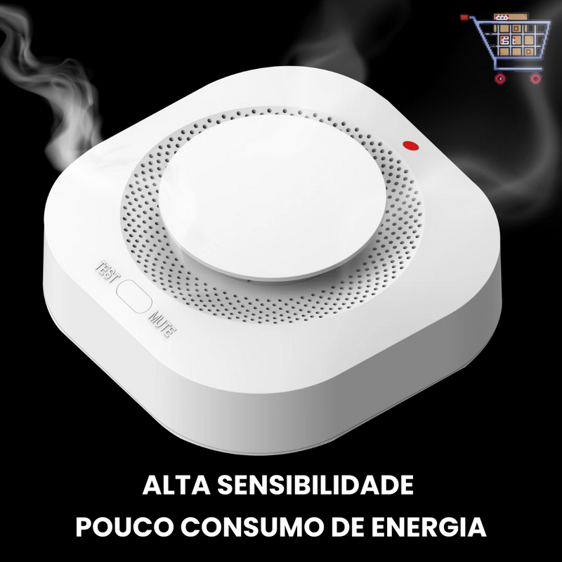 Alarme com Detector de Fumaça | BITZ